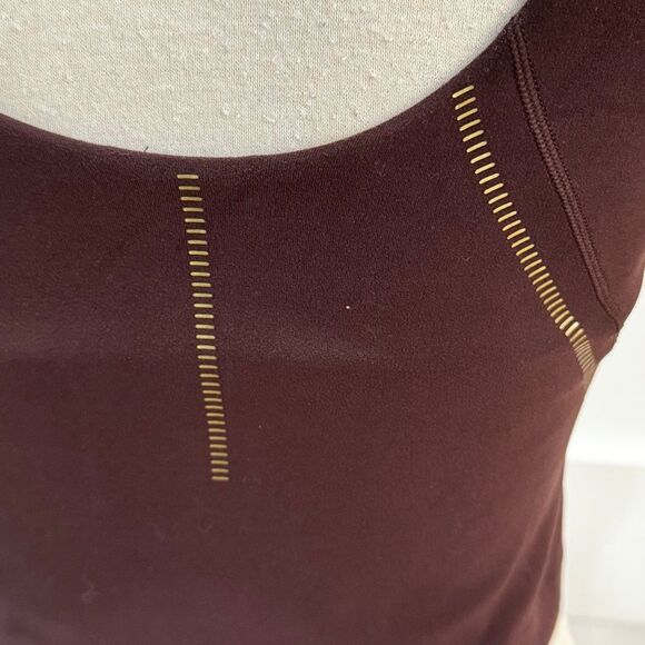Lululemon Athletica Align Tank Special Edition Gold French Press. Dark Brown/Gol - Picture 8 of 9